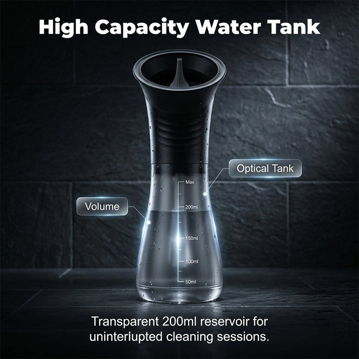 Ear Wax Removal Irrigator | Dual-Tank System with Adjustable Nozzles | Rechargeable USB-C Battery for Travel-Ready Hygiene
