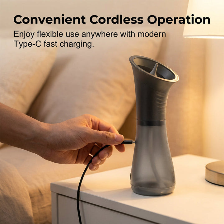 Ear Wax Removal Irrigator | Dual-Tank System with Adjustable Nozzles | Rechargeable USB-C Battery for Travel-Ready Hygiene