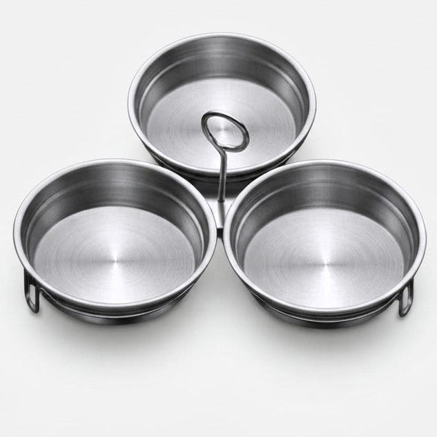 Egg Cooker Stainless Steel Poaching Stovetop with Heart Shaped Mould