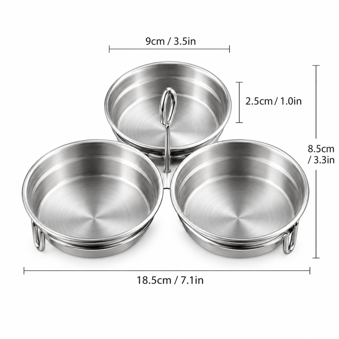 Egg Cooker Stainless Steel Poaching Stovetop with Heart Shaped Mould