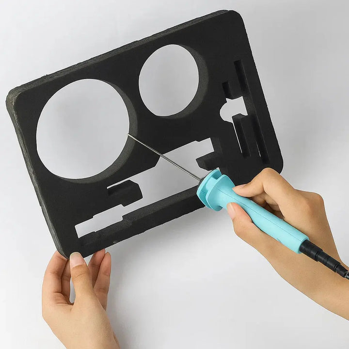 Electric Foam Cutter Hot Compact Stainless Steel Handheld with 5 Lengths