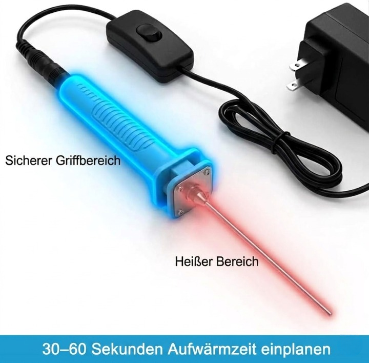 Electric Foam Cutter Hot Compact Stainless Steel Handheld with 5 Lengths