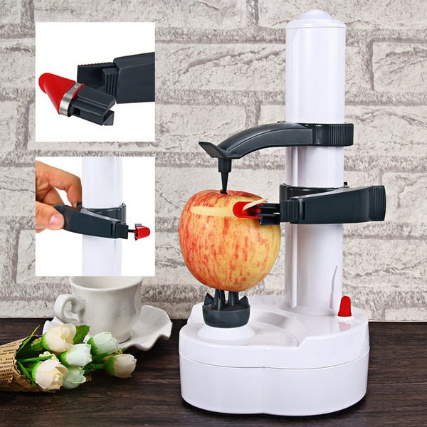 Electric Fruit &amp; Vegetable Peeler Automatic 2 Spare Blades