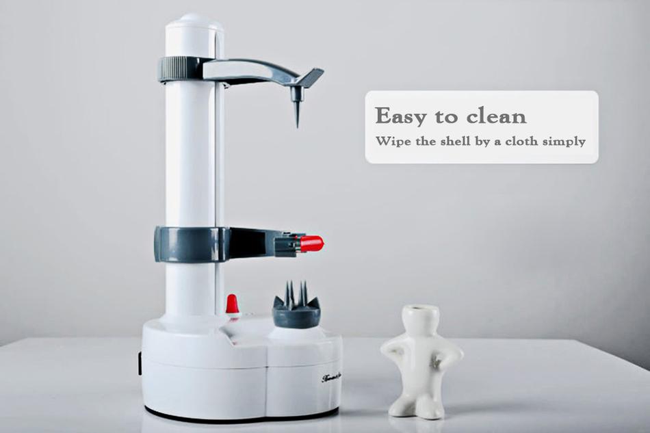 Electric Fruit &amp; Vegetable Peeler Automatic 2 Spare Blades