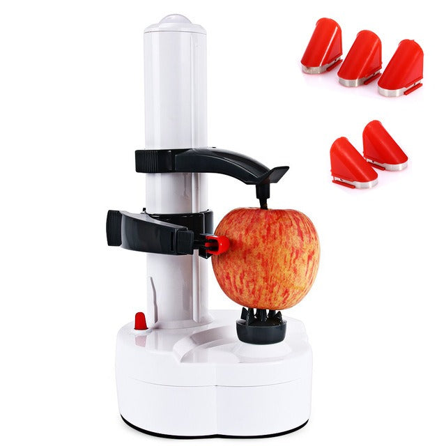 Electric Fruit &amp; Vegetable Peeler Automatic 2 Spare Blades