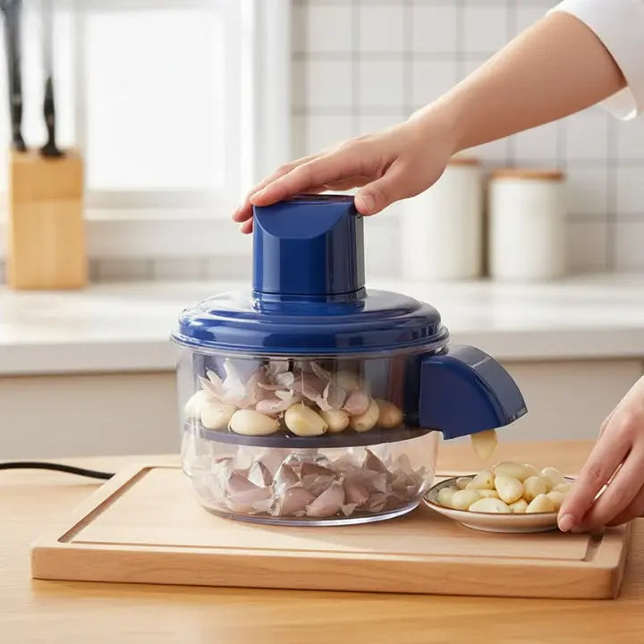 Electric Fruit and Vegetable Peeler Stainless Steel Blades 20 x 23 cm | Cordless Rechargeable | Peels Fruit &amp; Veg in Seconds