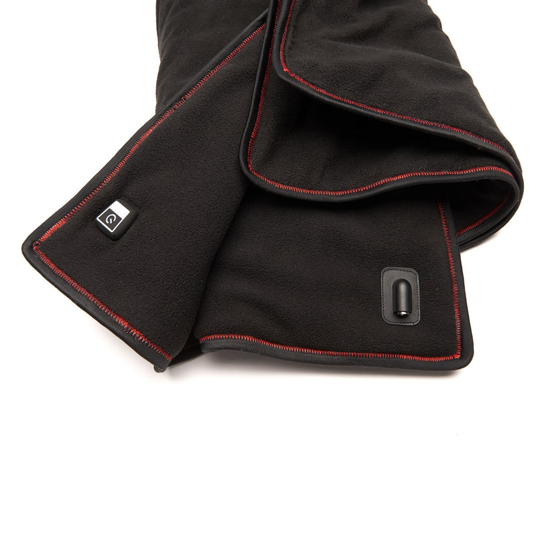 Electric Heating Pad Infrared Fleece 69 x 89 cm | Full Back Coverage, Black Fleece | Auto Shutoff, Three Heat Levels