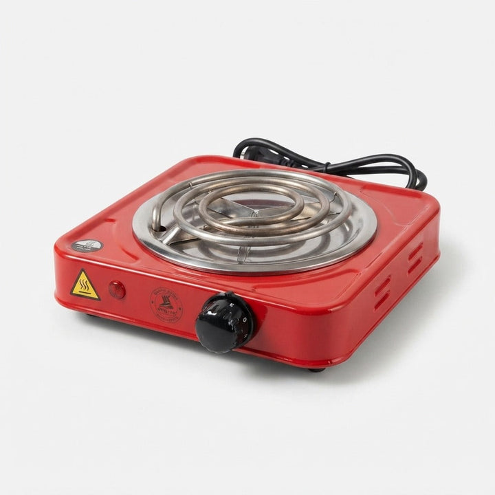 Electric Hot Plate Portable Compact 1000 W Flameless with Any Cookware