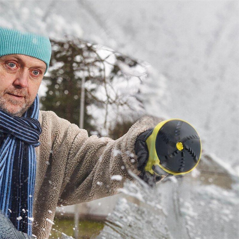 Electric Ice Scraper USB Rechargeable | Electromagnetic Snow Removal Tool | Anti-Freeze Car Windscreen and Window De-Icer
