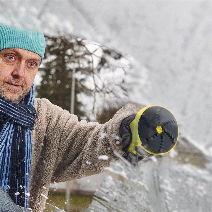 Electric Ice Scraper USB Rechargeable | Electromagnetic Snow Removal Tool | Anti-Freeze Car Windscreen and Window De-Icer