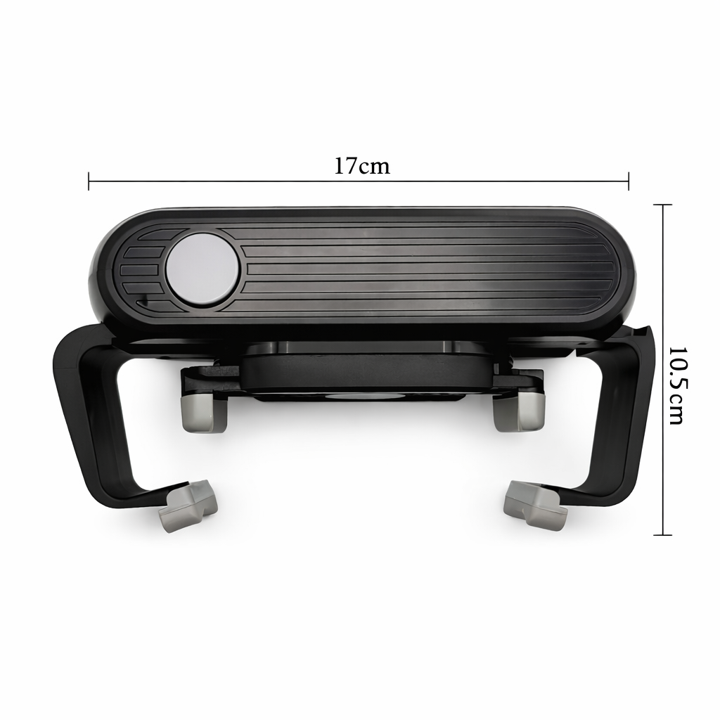Electric Jar Opener | Automatic Lid Grip, One-Touch Button | Battery-Operated, Black Plastic, Fits Various Lid Sizes
