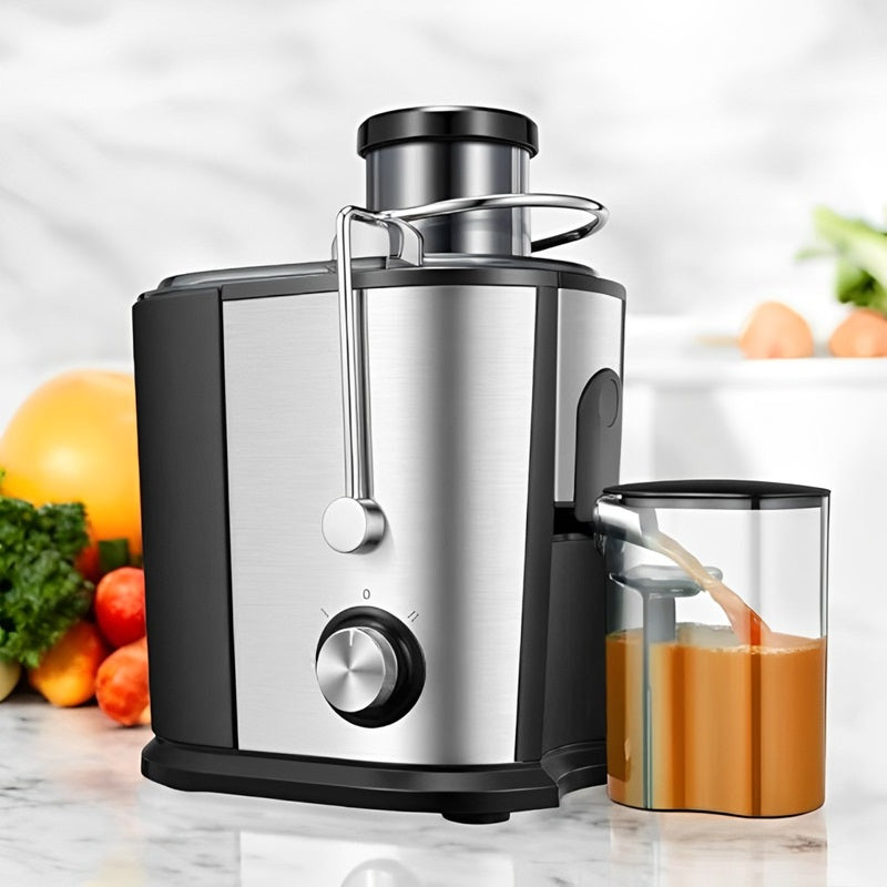 Electric Juicer Machine Stainless Steel Blade | Dual Speed Settings & Wide Feed Chute | 800W Motor for Fast Fresh Juice