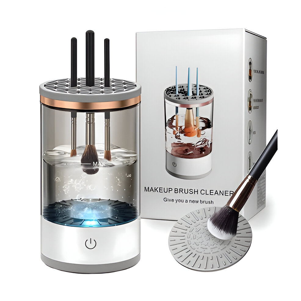 Electric Makeup Brush Cleaner Machine | UV Sterilisation, Automatic & Handheld Modes | Deep Cleans Without Damaging Bristles