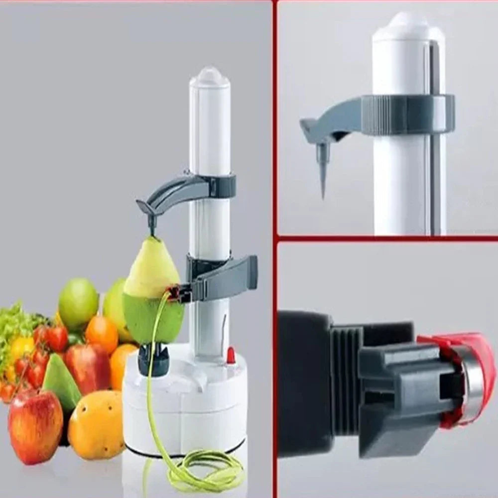 Electric Potato Peeler Automatic | Powerful Motor, Automatic Shut-Off | Fast, Consistent Peeling for Large Batches