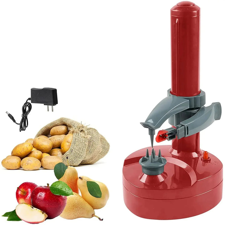 Electric Potato Peeler Automatic | Powerful Motor, Automatic Shut-Off | Fast, Consistent Peeling for Large Batches