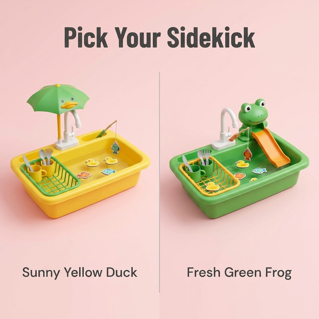 Electric Water Play Sink Magnetic Fishing Game Toddlers