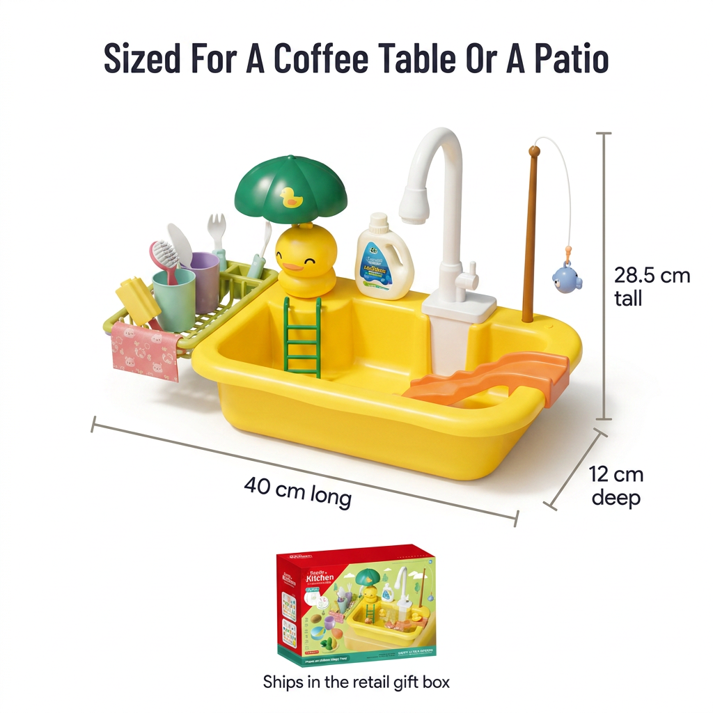 Electric Water Play Sink Magnetic Fishing Game Toddlers