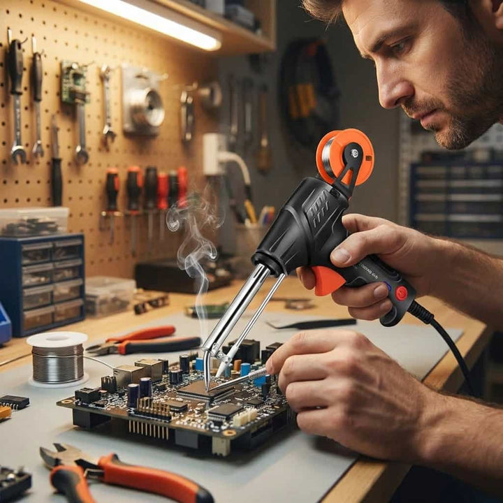 Electric Welding &amp; Cutting Tool | Ceramic Heating Core Reaches Peak Heat in 20 Seconds | Lightweight Design for DIY Repairs
