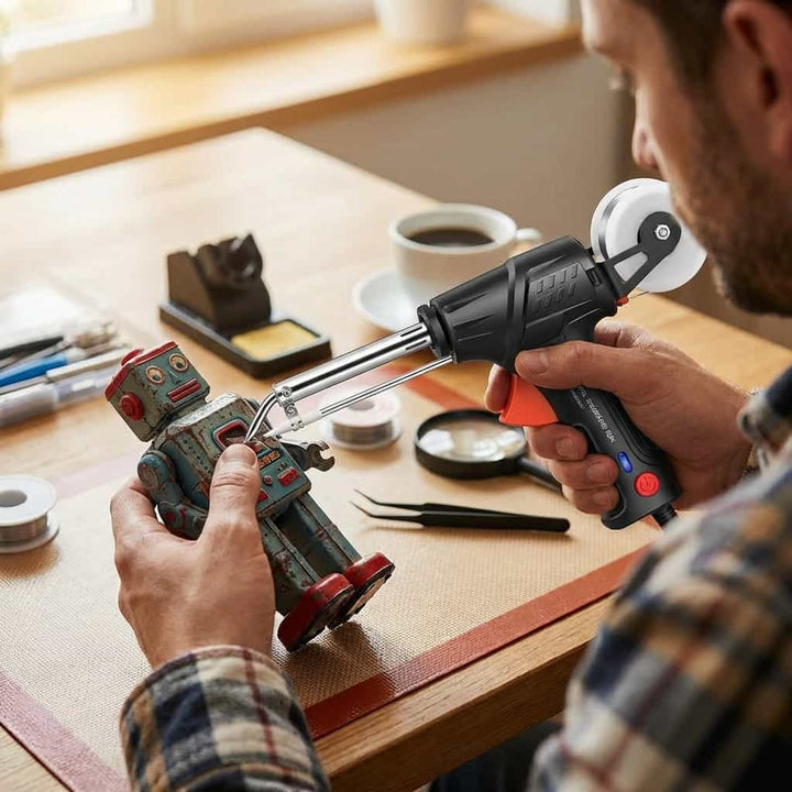 Electric Welding &amp; Cutting Tool | Ceramic Heating Core Reaches Peak Heat in 20 Seconds | Lightweight Design for DIY Repairs