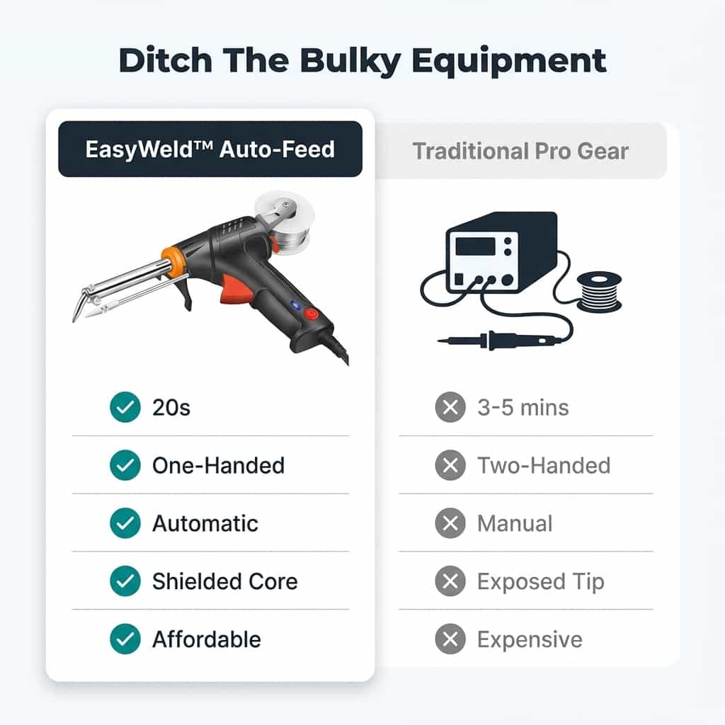 Electric Welding &amp; Cutting Tool | Ceramic Heating Core Reaches Peak Heat in 20 Seconds | Lightweight Design for DIY Repairs