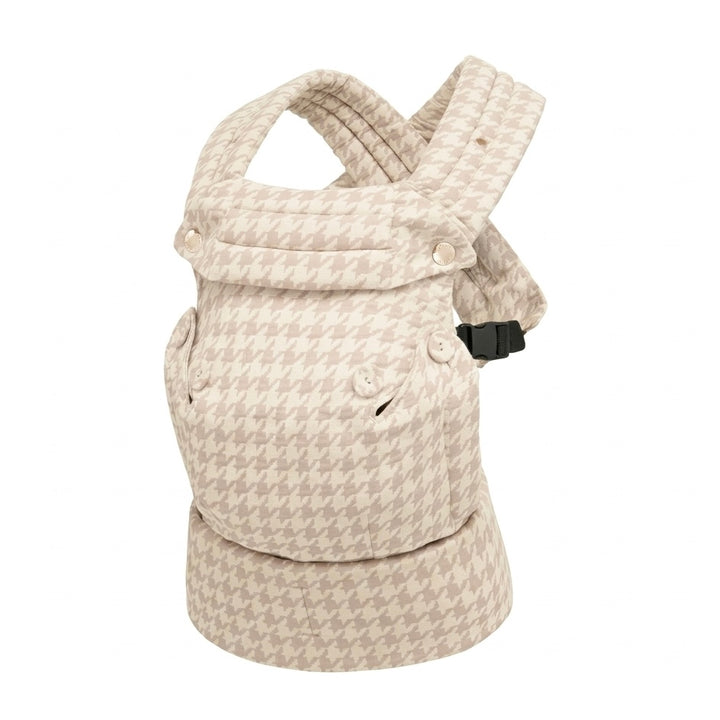 Ergonomic Baby Carrier | 3 Carry Positions | 88% Cotton &amp; Linen | Newborn to 2 Years | Houndstooth