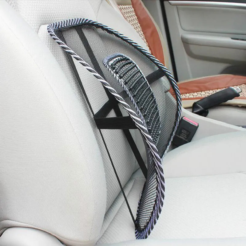 Ergonomic Lumbar Support Cushion, Mesh | Breathable Support for Chair, Car and Home