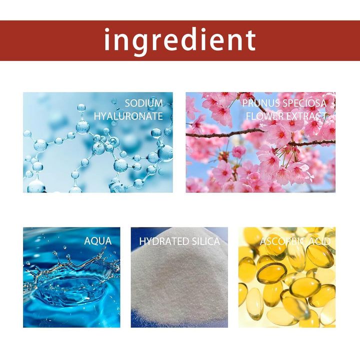 Exfoliating Gel for Women | Vitamin C, Sodium Hyaluronate &amp; Cherry Blossom | Smooths Rough Skin, Fades Dark Patches in 1 Minute