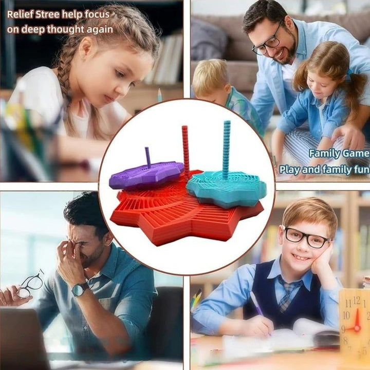 Expand and Spin Spiral Fidget Toy Stress Relief Desk Toy