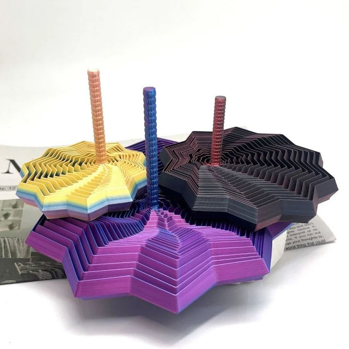 Expand and Spin Spiral Fidget Toy Stress Relief Desk Toy