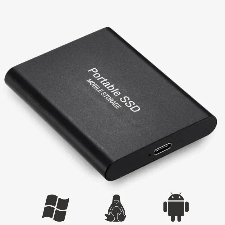 External SSD Hard Drive USB | Portable Aluminium Storage
