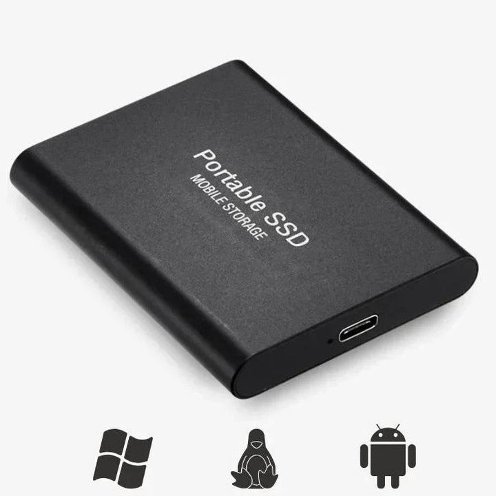 External SSD Hard Drive USB | Portable Aluminium Storage