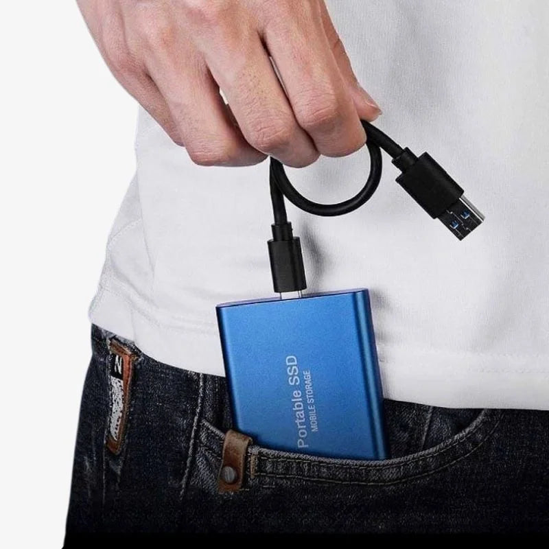 External SSD Hard Drive USB | Portable Aluminium Storage