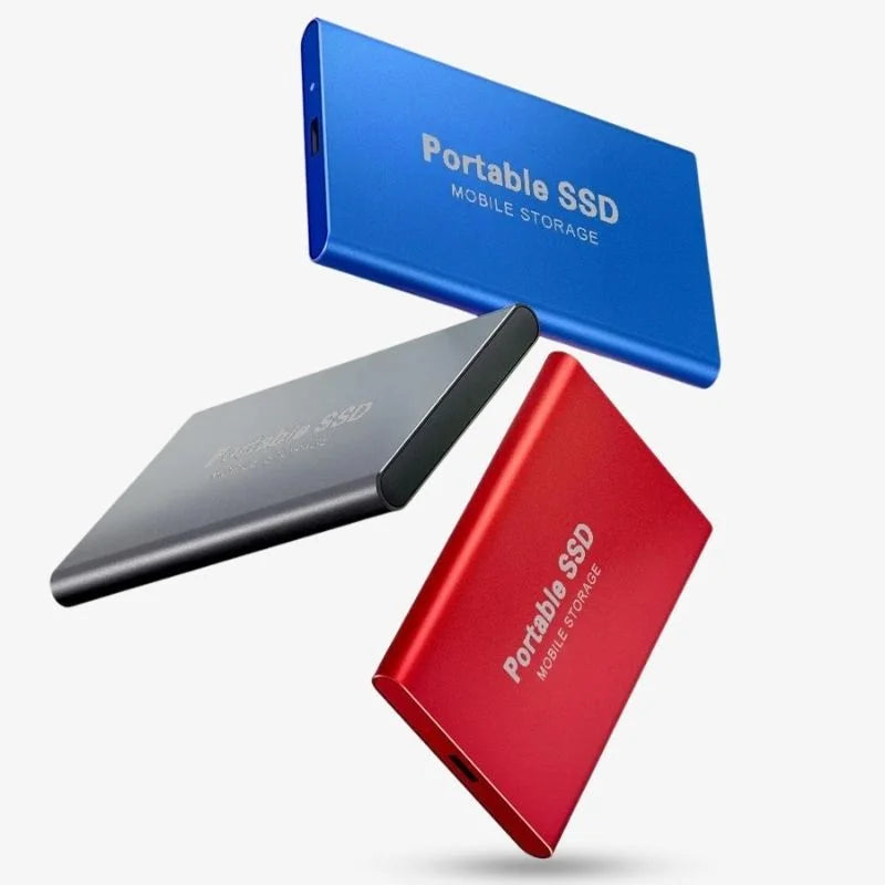 External SSD Hard Drive USB | Portable Aluminium Storage