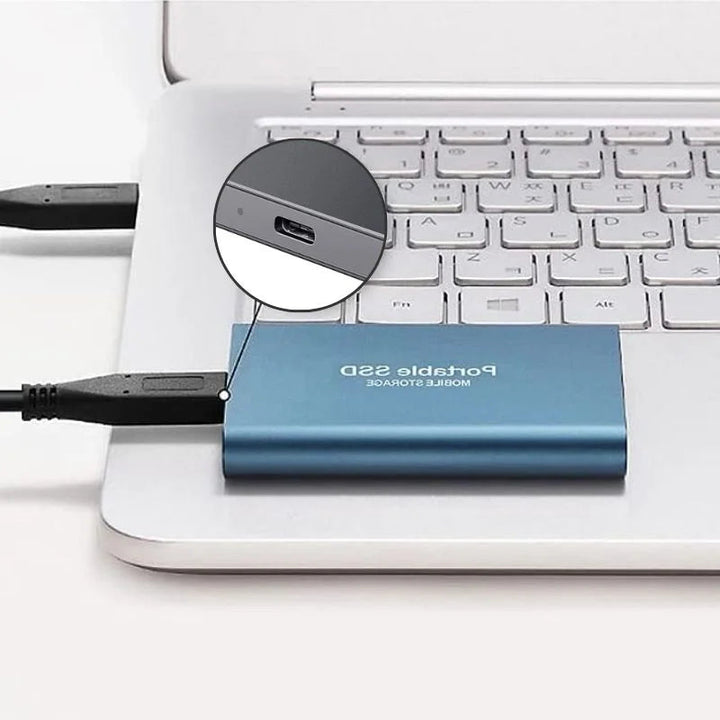 External SSD Hard Drive USB | Portable Aluminium Storage