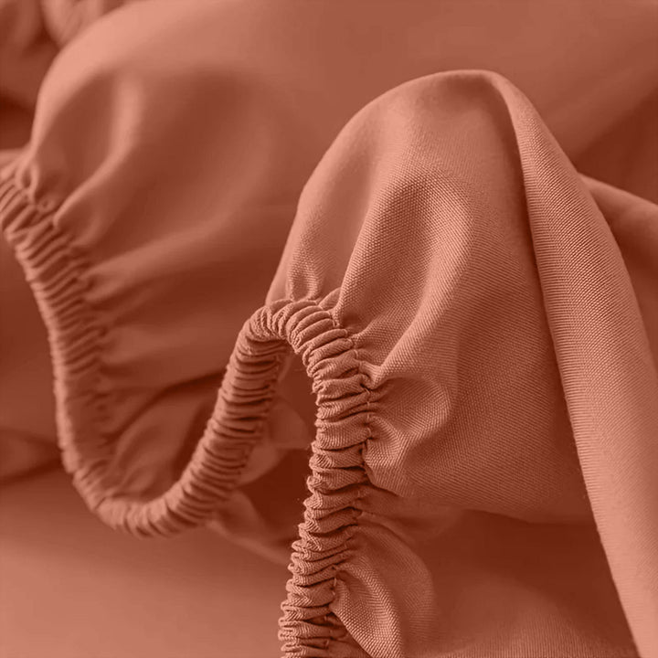 Extra Deep Fitted Bed Sheet | Single, Double, King, Super King, 12 Colours | Wrinkle-Resistant All-Season Fit