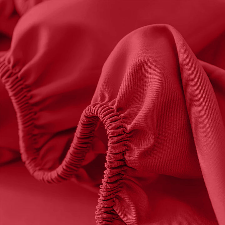 Extra Deep Fitted Bed Sheet | Single, Double, King, Super King, 12 Colours | Wrinkle-Resistant All-Season Fit