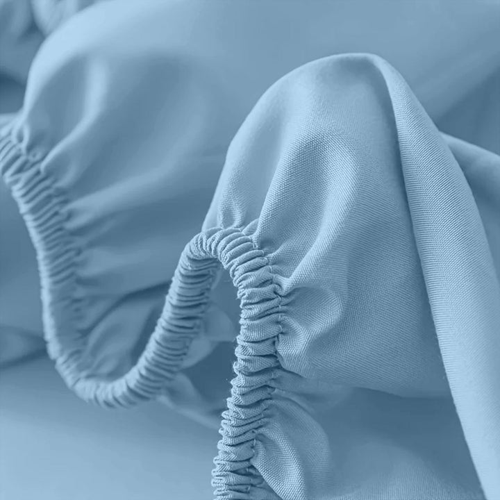 Extra Deep Fitted Bed Sheet | Single, Double, King, Super King, 12 Colours | Wrinkle-Resistant All-Season Fit