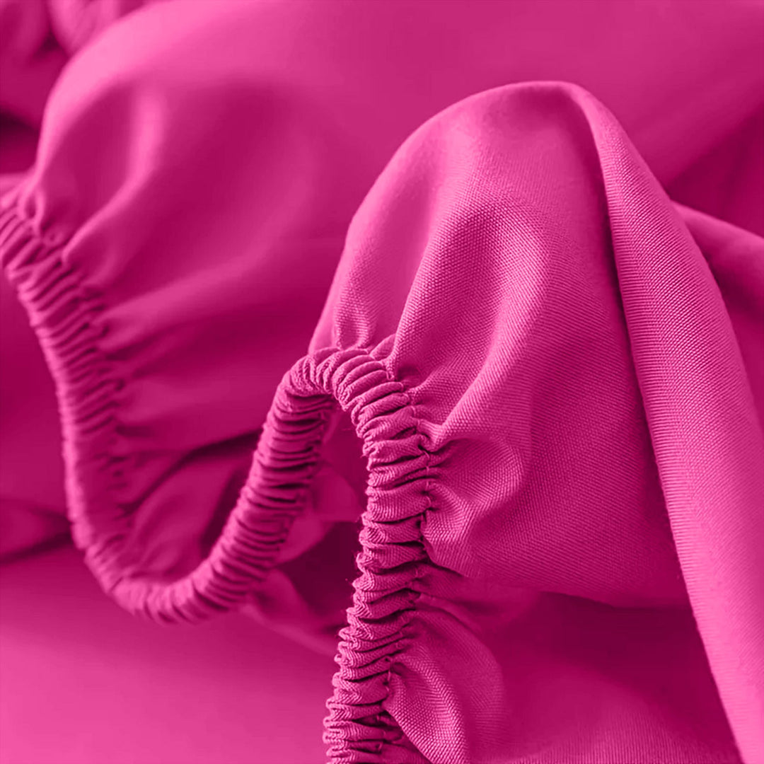Extra Deep Fitted Bed Sheet | Single, Double, King, Super King, 12 Colours | Wrinkle-Resistant All-Season Fit