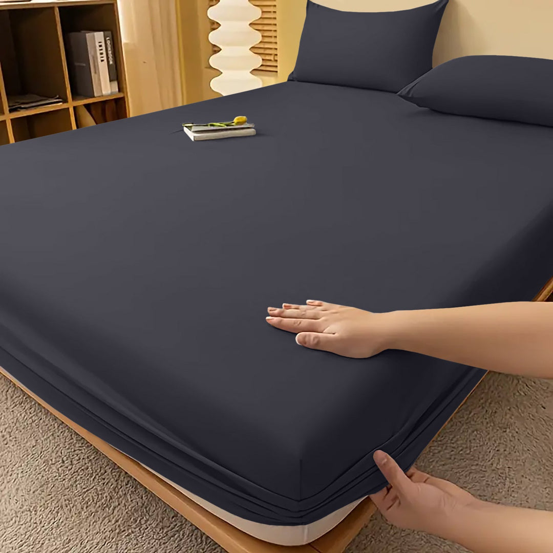 Extra Deep Fitted Bed Sheet | Single, Double, King, Super King, 12 Colours | Wrinkle-Resistant All-Season Fit