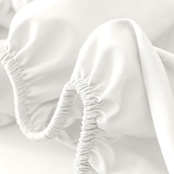 Extra Deep Fitted Bed Sheet | Single, Double, King, Super King, 12 Colours | Wrinkle-Resistant All-Season Fit
