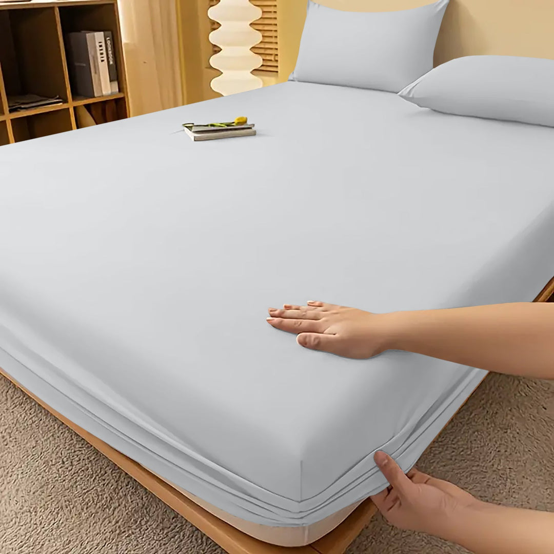 Extra Deep Fitted Bed Sheet | Single, Double, King, Super King, 12 Colours | Wrinkle-Resistant All-Season Fit