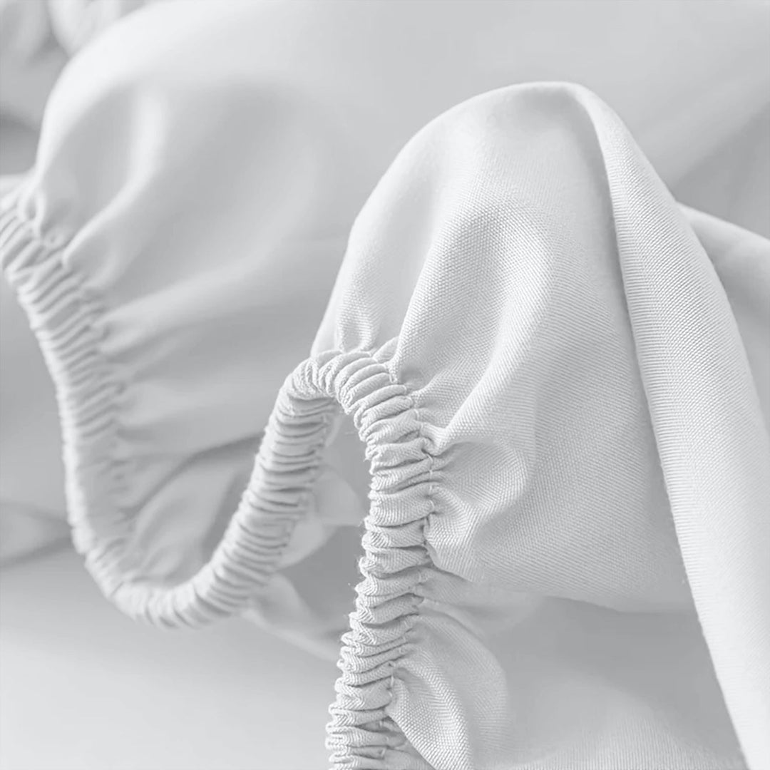 Extra Deep Fitted Bed Sheet | Single, Double, King, Super King, 12 Colours | Wrinkle-Resistant All-Season Fit