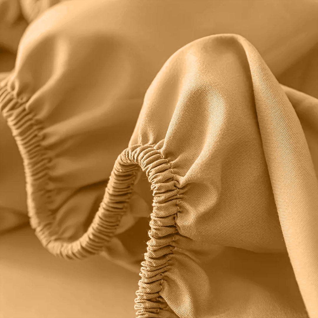 Extra Deep Fitted Bed Sheet | Single, Double, King, Super King, 12 Colours | Wrinkle-Resistant All-Season Fit