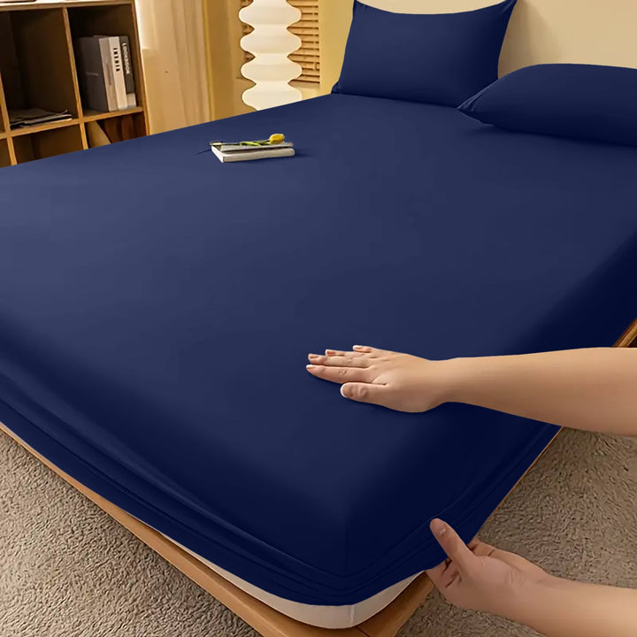 Extra Deep Fitted Bed Sheet | Single, Double, King, Super King, 12 Colours | Wrinkle-Resistant All-Season Fit