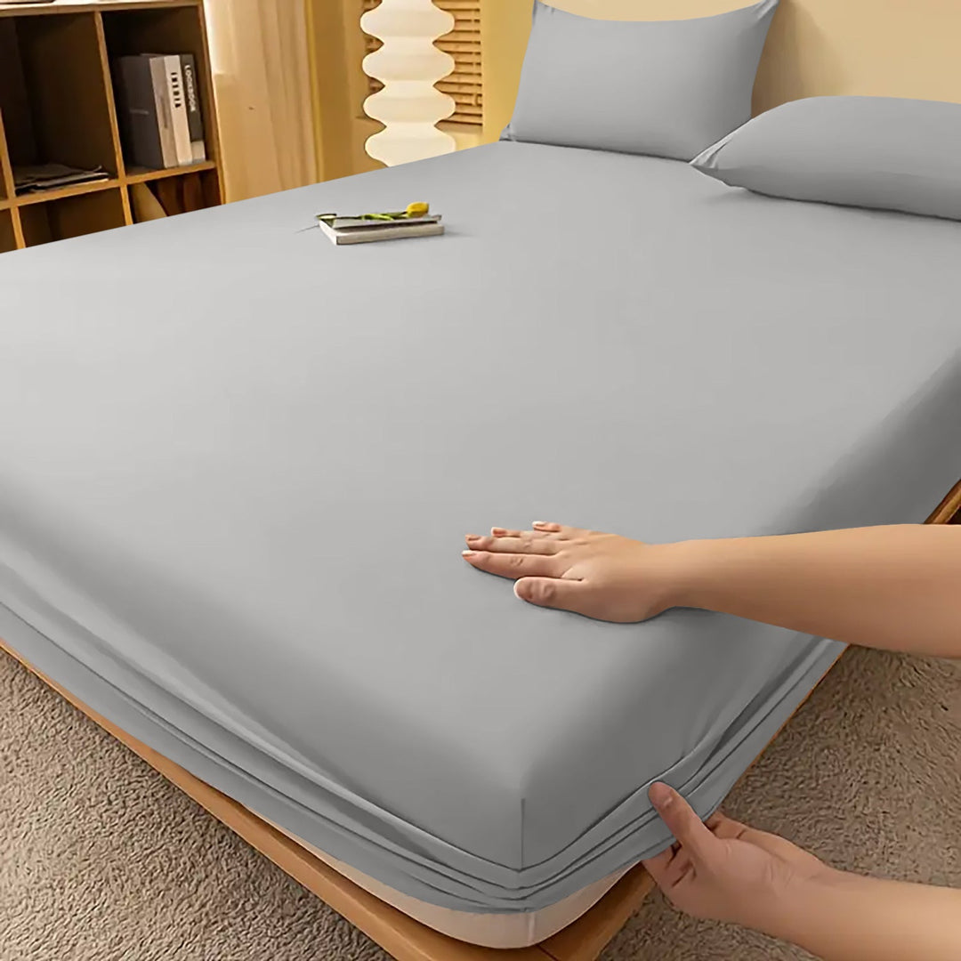 Extra Deep Fitted Bed Sheet | Single, Double, King, Super King, 12 Colours | Wrinkle-Resistant All-Season Fit