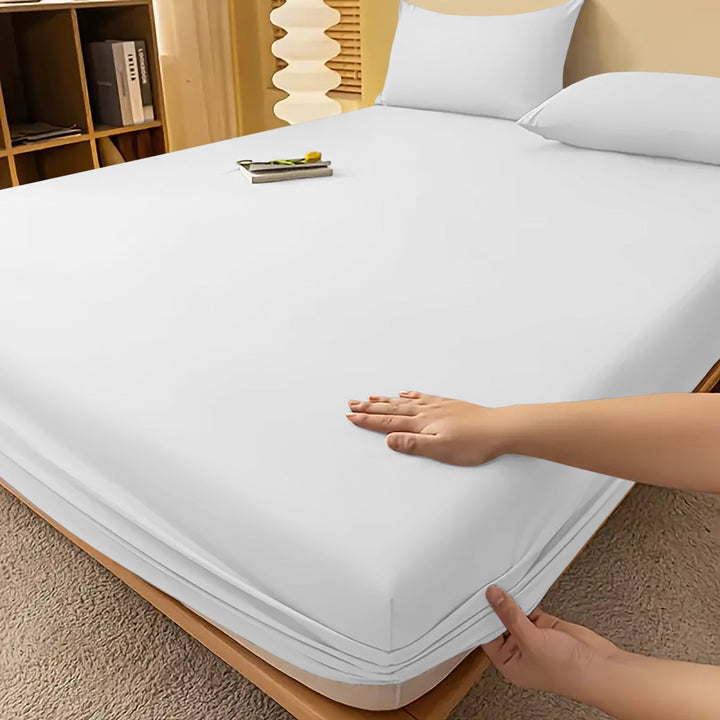 Extra Deep Fitted Bed Sheet | Single, Double, King, Super King, 12 Colours | Wrinkle-Resistant All-Season Fit