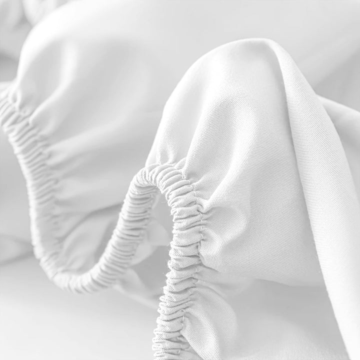Extra Deep Fitted Bed Sheet | Single, Double, King, Super King, 12 Colours | Wrinkle-Resistant All-Season Fit