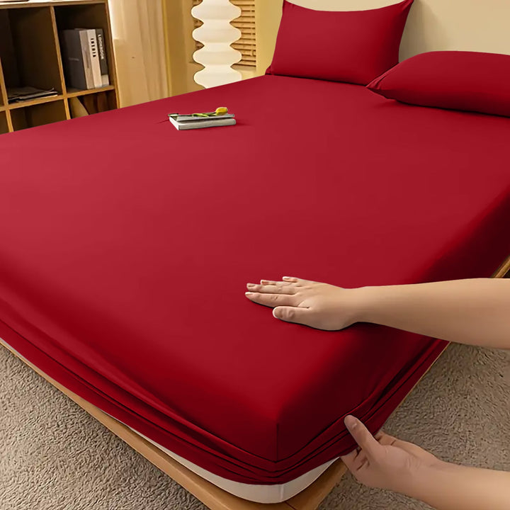 Extra Deep Fitted Bed Sheet | Single, Double, King, Super King, 12 Colours | Wrinkle-Resistant All-Season Fit