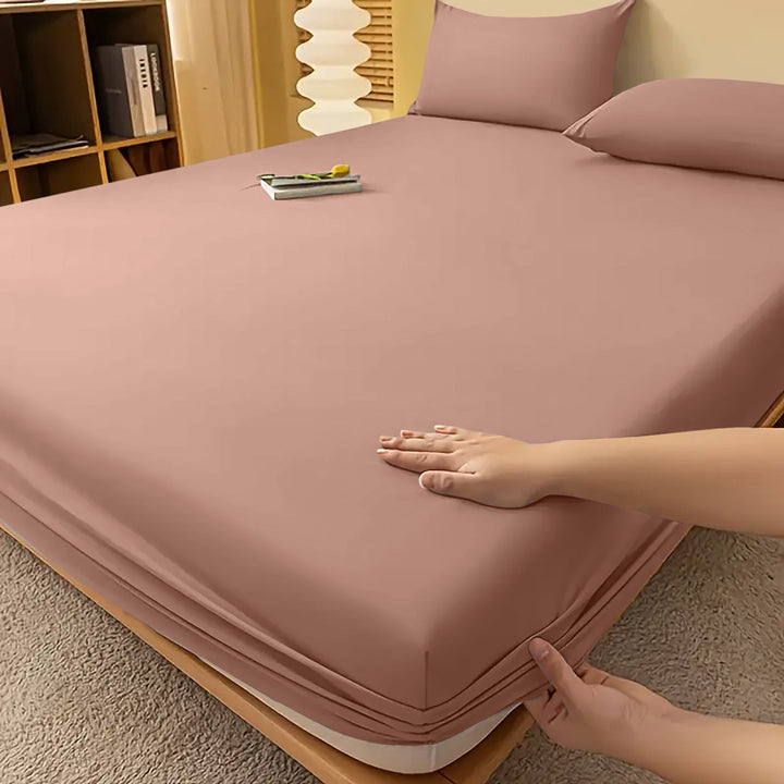 Extra Deep Fitted Bed Sheet | Single, Double, King, Super King, 12 Colours | Wrinkle-Resistant All-Season Fit