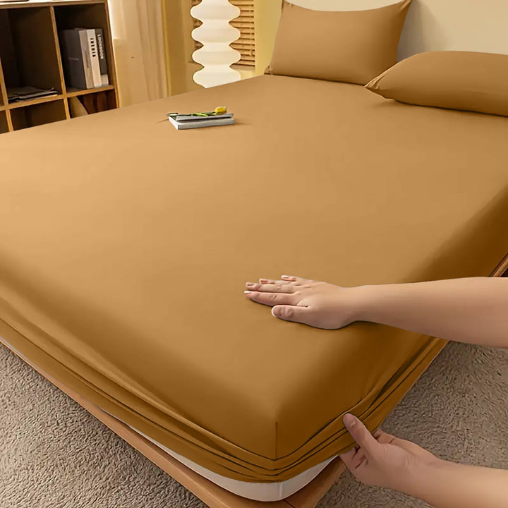 Extra Deep Fitted Bed Sheet | Single, Double, King, Super King, 12 Colours | Wrinkle-Resistant All-Season Fit
